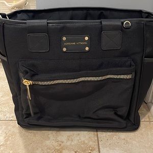 Adrienne Vittadini women’s black laptop travel tote